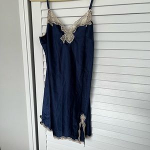 Victoria’s Secret navy blue satin nightie